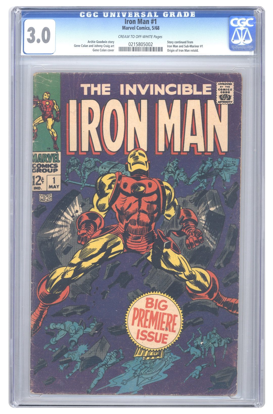 Iron Man #1 | CGC 3.0 - Phoenix Auctions
